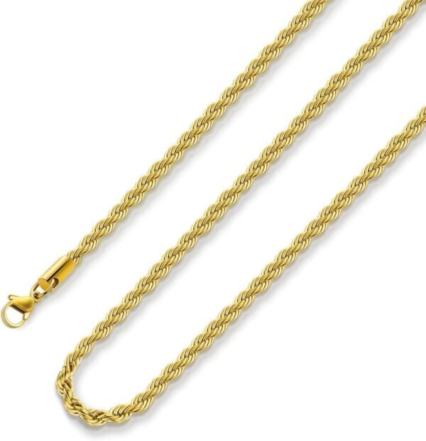18K Gold Women Chain 22''