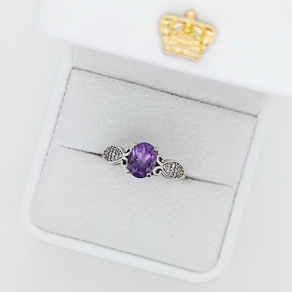 Silver 925 Ring with  Amethyst