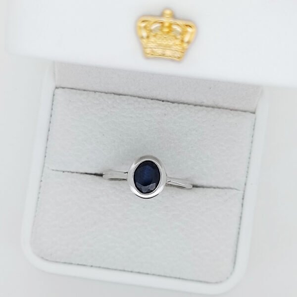 Silver 925 Blue Sapphire Ring