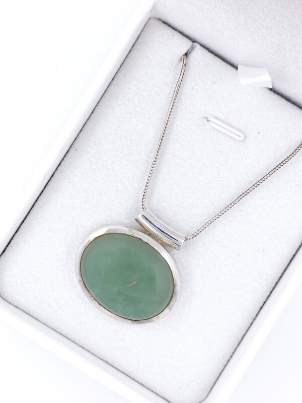 Silver 925 Jade Pendant Pendant